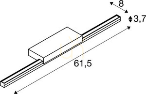 Nástenné svietidlo SLV GLENOS II 60 biele 12W 1170lm 3000/4000K 1003507 small 3
