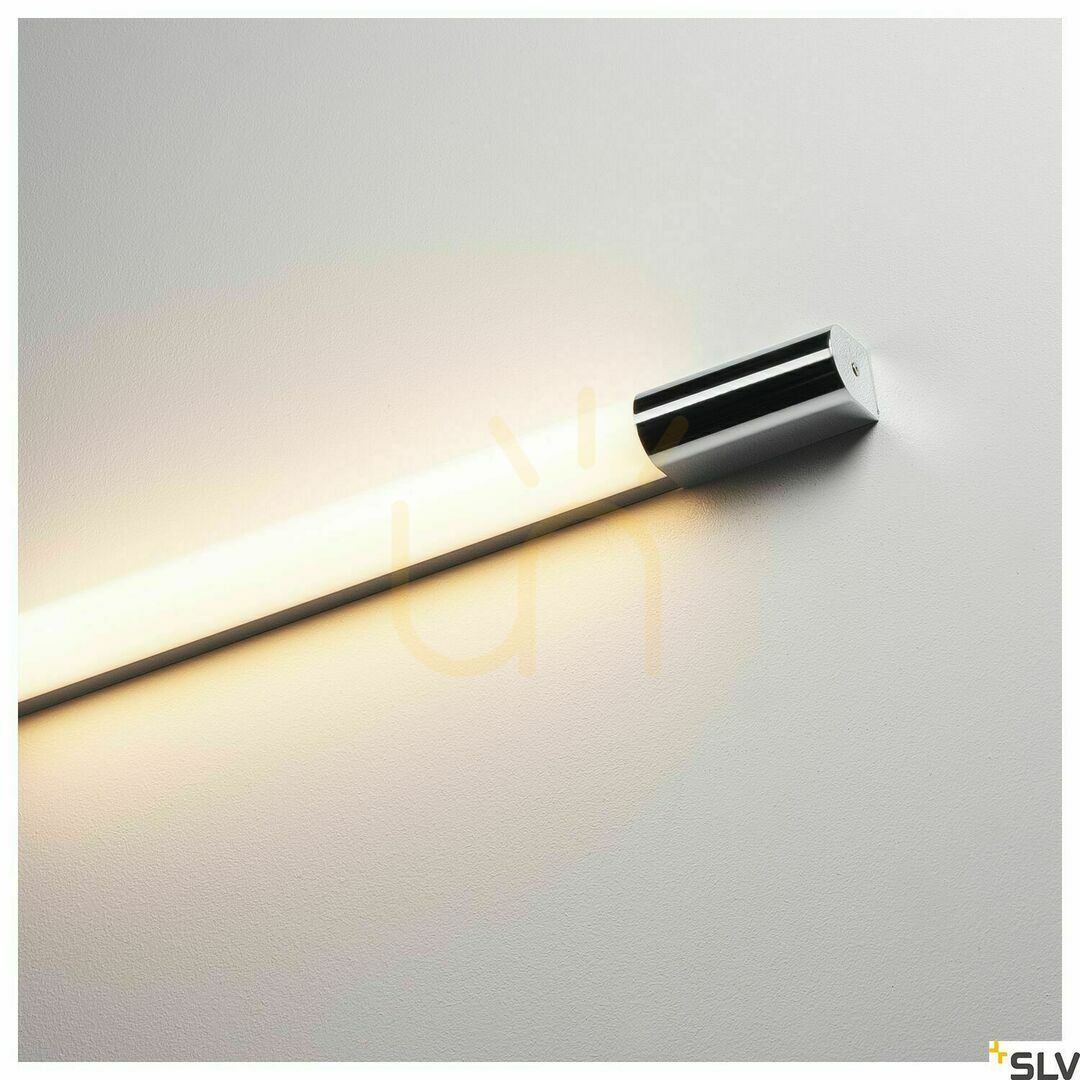 Displej Nástenné svietidlo SLV TRUKKO 60 chróm mliečne sklo LED 9,2 W 3000K IP44 149762 Nástenné svietidlo SLV TRUKKO 60 chróm mliečne sklo LED 9,2 W 3000K IP44 149762