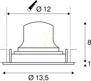 Zapustené svietidlo SLV NUMINOS MOVE DL M biele 17,55 W 3000 K 1003593 small 3