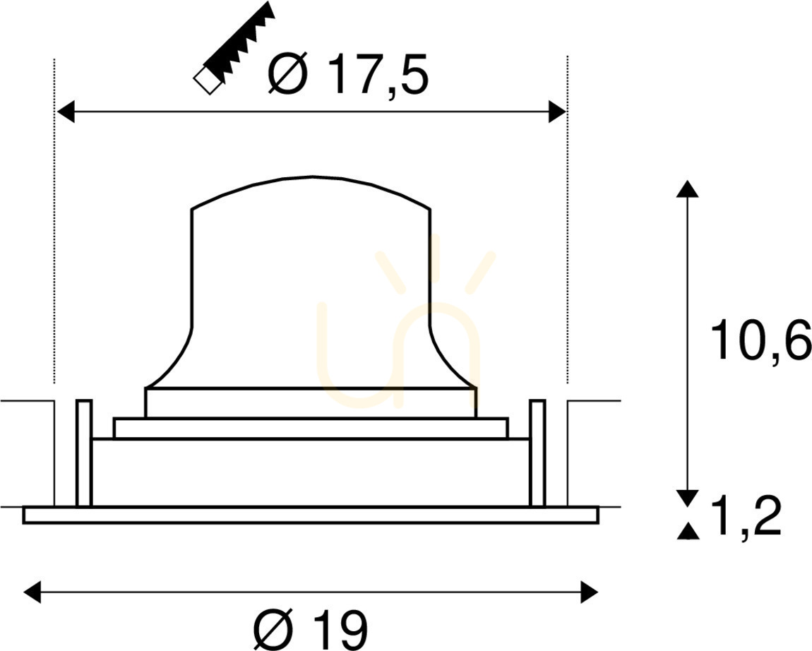 Náhľad Zapustené svietidlo SLV NUMINOS MOVE DL XL čierne 37,4 W 3000 K 1003721 Zapustené svietidlo SLV NUMINOS MOVE DL XL čierne 37,4 W 3000 K 1003721