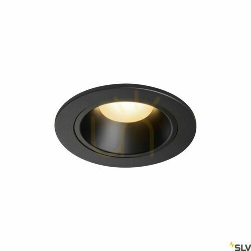 Skontrolujte Zapustené svietidlo SLV NUMINOS DL S čierne 8,6 W 2700 K 1003772