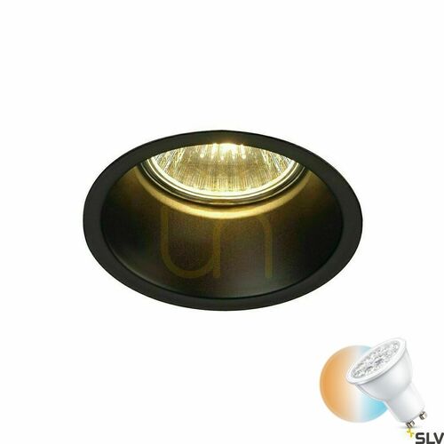 Skontrolujte Zapustené svietidlo SLV HORN 1 čierne oceľové 50W 230V 112910