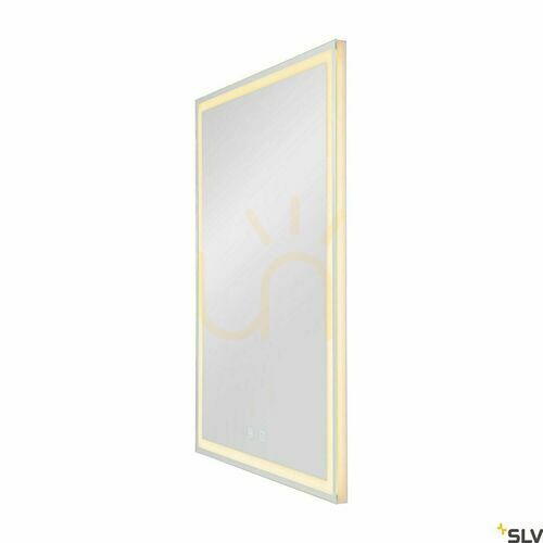 Skontrolujte Nástenné svietidlo SLV TRUKKO WL 1004730 strieborné 25W IP44 anti-fog dotykové LED