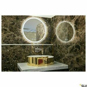 Nástenné svietidlo SLV TRUKKO WL 1004731 LED 25W IP44 strieborné 60 cm small 4