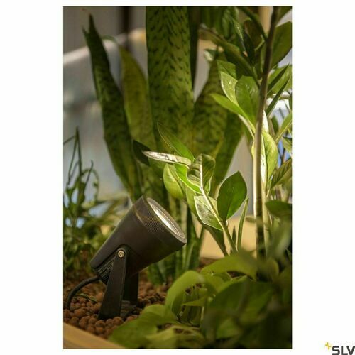 Skontrolujte Vonkajšie bodové svietidlo SLV SAMRINA SP QPAR51 čierne IP65 7W 1004757