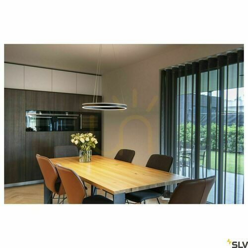 Skontrolujte Závesné svietidlo SLV ONE 60 PD Up/Down čierne LED 24W 2700/3000K stmievateľné 1004759