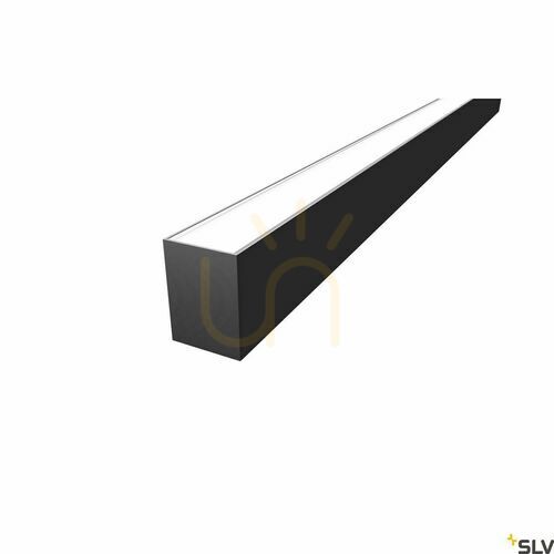 Skontrolujte LED profil SLV GRAZIA 60 čierny hliník 150 cm 1004896