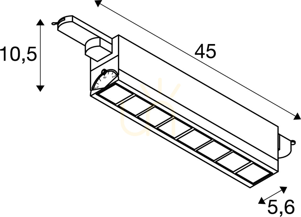 Displej Lištové svietidlo SLV SIGHT MOVE DALI biele 26W 4000K 1004693 Lištové svietidlo SLV SIGHT MOVE DALI biele 26W 4000K 1004693