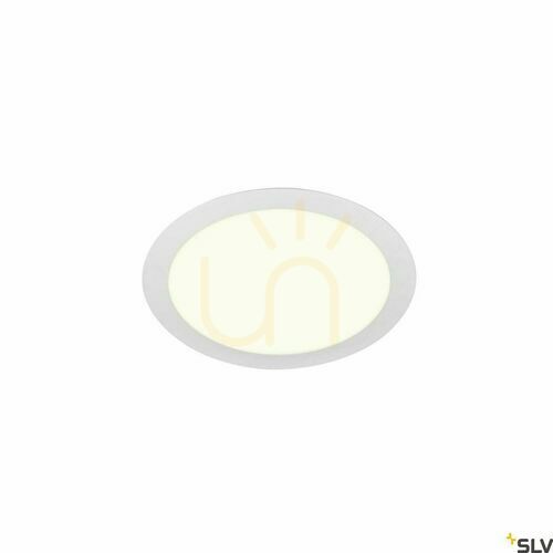 Skontrolujte Zapustené svietidlo SLV SENSER 24 DL biele 13W 4000K 1300lm 1004696