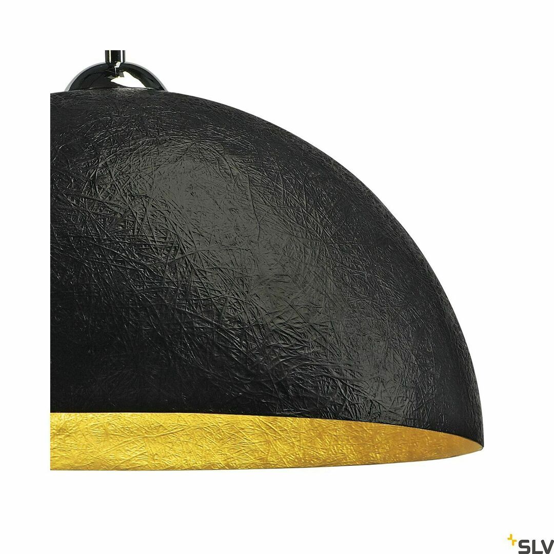 Náhľad Závesné svietidlo SLV FORCHINI PD-1 čierno-zlaté 40 W 50 cm 155530 Závesné svietidlo SLV FORCHINI PD-1 čierno-zlaté 40 W 50 cm 155530