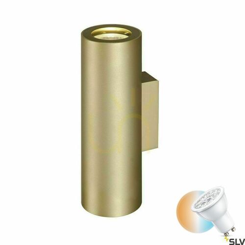 Skontrolujte Nástenné svietidlo SLV ENOLA_B zlaté GU10 50 W 151803