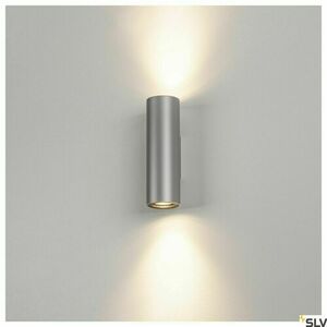 Nástenné svietidlo SLV ENOLA_B sivé GU10 50 W hore/dole 151804 small 2