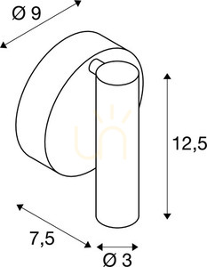 Nástenné svietidlo SLV KARPO LED biele 3000K 470 lm 152341 small 2