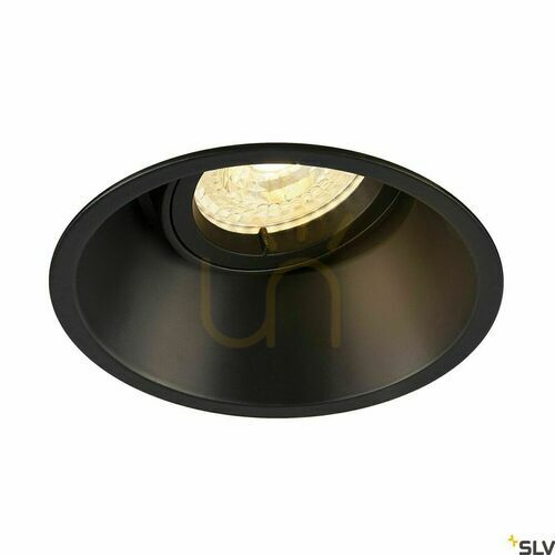 Skontrolujte Zapustené svietidlo SLV HORN-T 113140 čierne 25 W Ø 10,5 cm