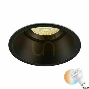 Zapustené svietidlo SLV HORN-O 113160 čierne 25 W IP20/IP44 230 V small 0