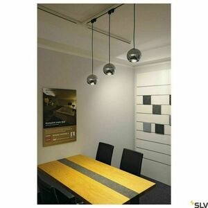 Závesné svietidlo na 3-fázovú lištu SLV Light Eye chróm GU10 75 W 153112 small 2