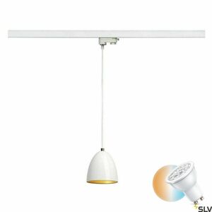 Závesné svietidlo na 3-okruhovú lištu SLV PARA CONE 14 biele GU10 35 W 153141 small 0