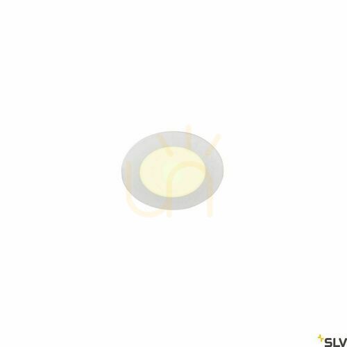 Skontrolujte Zapustené svietidlo SLV SENSER 12 biele 6,5 W 3000 K 1003008