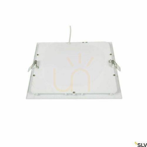 Skontrolujte Zapustené svietidlo SLV SENSER 24 štvorcové, LED 13 W, 1140 lm, 3000 K, biele, 21,5 × 21,5 cm, 1003013