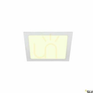 Zapustené svietidlo SLV SENSER 24 štvorcové, LED 13 W, 1140 lm, 3000 K, biele, 21,5 × 21,5 cm, 1003013 small 0