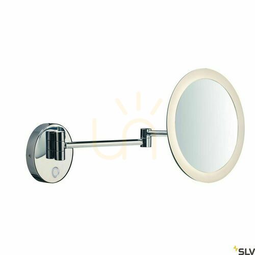 Skontrolujte Nástenné svietidlo SLV MAGANDA WL chróm/biela 4,8 W IP44 CCT 1004971