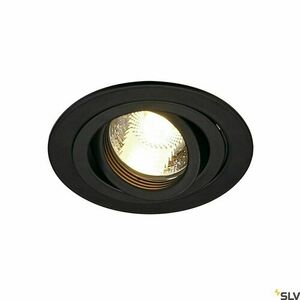 Zapustené svietidlo SLV NEW TRIA 1 čierne GU10 50 W 230 V 113490 small 3