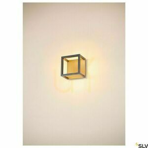 Vonkajšie nástenné svietidlo SLV QUADRULO CL LED antracit/biela 7,5W IP55 1005202 small 5