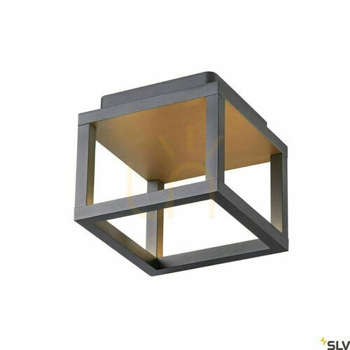 Skontrolujte Vonkajšie nástenné svietidlo SLV QUADRULO CL LED antracit/biela 7,5W IP55 1005202