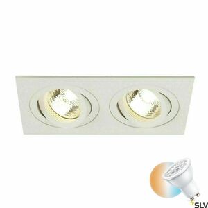 Zapustené svietidlo SLV New Tria 2 biele GU10 50 W 113512 small 0