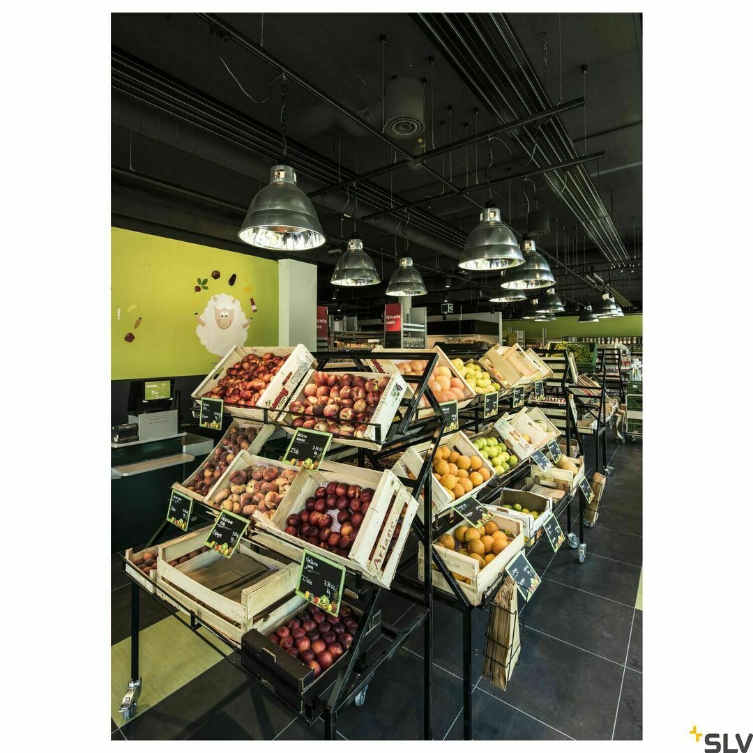 Displej Závesné svietidlo SLV PARA 380 strieborné 20 W IP20 38,5 cm 165358 Závesné svietidlo SLV PARA 380 strieborné 20 W IP20 38,5 cm 165358