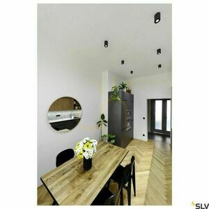 Stropné svietidlo SLV TRILEDO ROUND CL čierne 7,6 W 3000 K 113930 small 3