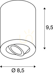 Stropné svietidlo SLV TRILEDO ROUND CL biele LED 7,6 W 3000 K 113931 3 Stropné svietidlo SLV TRILEDO ROUND CL biele LED 7,6 W 3000 K 113931 small 3