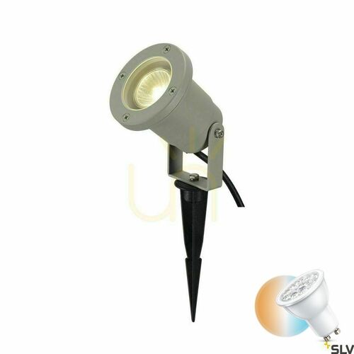 Skontrolujte Vonkajšie bodové svetlo SLV NAUTILUS SPIKE sivé 35W IP65 227418