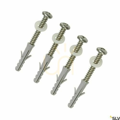 Skontrolujte Sada montážnych skrutiek SLV Zubehör 228754 nerezová oceľ 3,8 cm