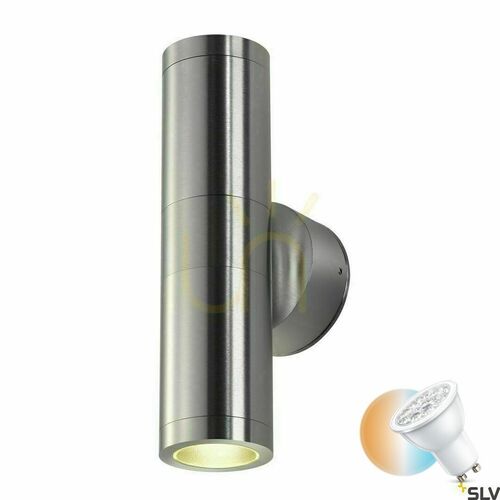 Skontrolujte Vonkajšie nástenné svietidlo SLV ASTINA hliník IP44 11W up/down 228776
