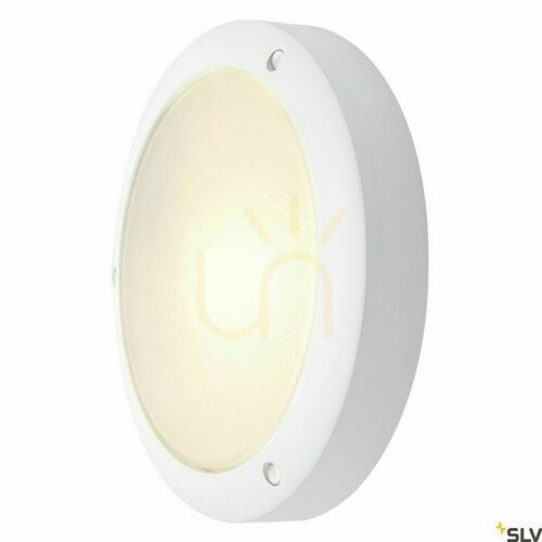 Skontrolujte Vonkajšie nástenné svietidlo SLV BULAN biele IP44 E27 60W 229071