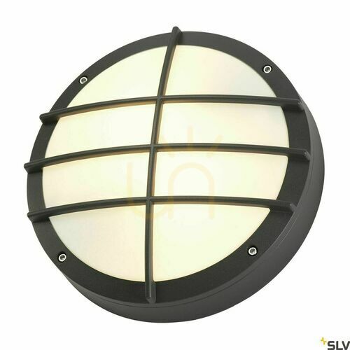 Skontrolujte Vonkajšie nástenné svietidlo SLV BULAN GRID antracit IP55 25W 229085