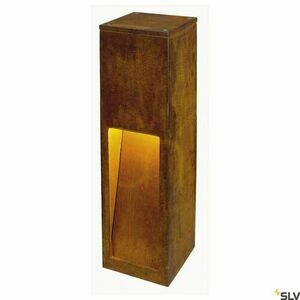 Vonkajšie stĺpikové svietidlo SLV RUSTY SLOT 50 hrdzavé IP44 11W 229410 small 2