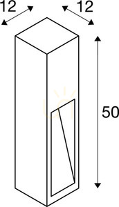 Vonkajšie stĺpikové svietidlo SLV RUSTY SLOT 50 hrdzavé IP44 11W 229410 small 4