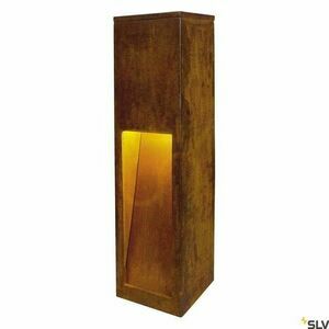 Vonkajšie stĺpikové svietidlo SLV RUSTY SLOT 50 hrdzavé IP44 11W 229410 small 0