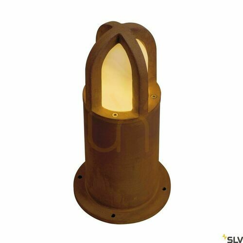 Skontrolujte Vonkajšie stĺpikové svietidlo SLV RUSTY CONE 40 hrdzavá oceľ FeCSi E27 11W IP54 229431