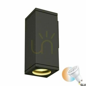 Vonkajšie nástenné svietidlo SLV THEO WALL antracit IP44 35W 229525 small 0