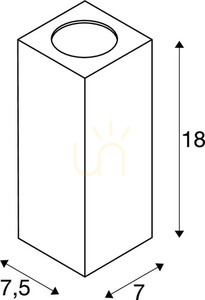 Vonkajšie nástenné svietidlo SLV THEO WALL antracit IP44 35W 229525 small 3