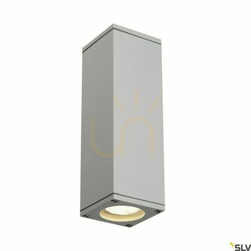 Skontrolujte Vonkajšie nástenné svietidlo SLV THEO sivé 35W IP44 hore-dole 229532