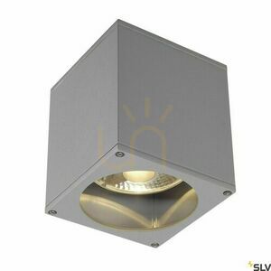 Vonkajšie stropné svietidlo SLV BIG THEO sivé sklo IP44 75W 229554 small 0