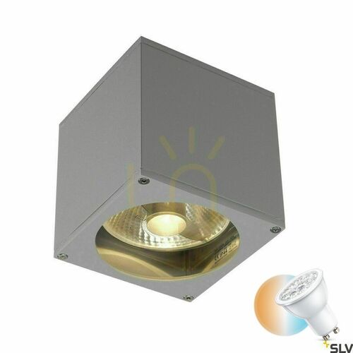 Skontrolujte Vonkajšie nástenné svietidlo SLV BIG THEO WALL sivé IP44 75W 229564