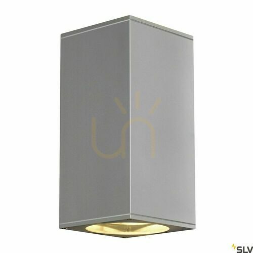 Skontrolujte Vonkajšie nástenné svietidlo SLV BIG THEO sivé/sklo IP44 75W 229574