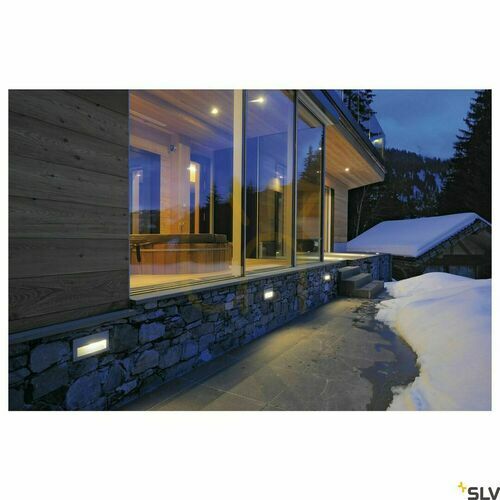 Skontrolujte Vonkajšie zapustené nástenné svietidlo SLV BRICK LED sivé 1,4 W 3000 K IP54 229702