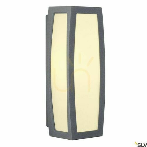 Skontrolujte Vonkajšie nástenné svietidlo SLV MERIDIAN BOX antracit IP54 25W 230045