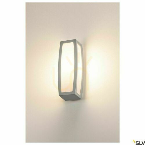 Skontrolujte Vonkajšie nástenné svietidlo SLV MERIDIAN BOX sivé 25W IP54 snímač pohybu 230084